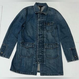 Vintage Ralph Lauren Jeans Co Macau Jean Button Denim Jacket Coat M 90s